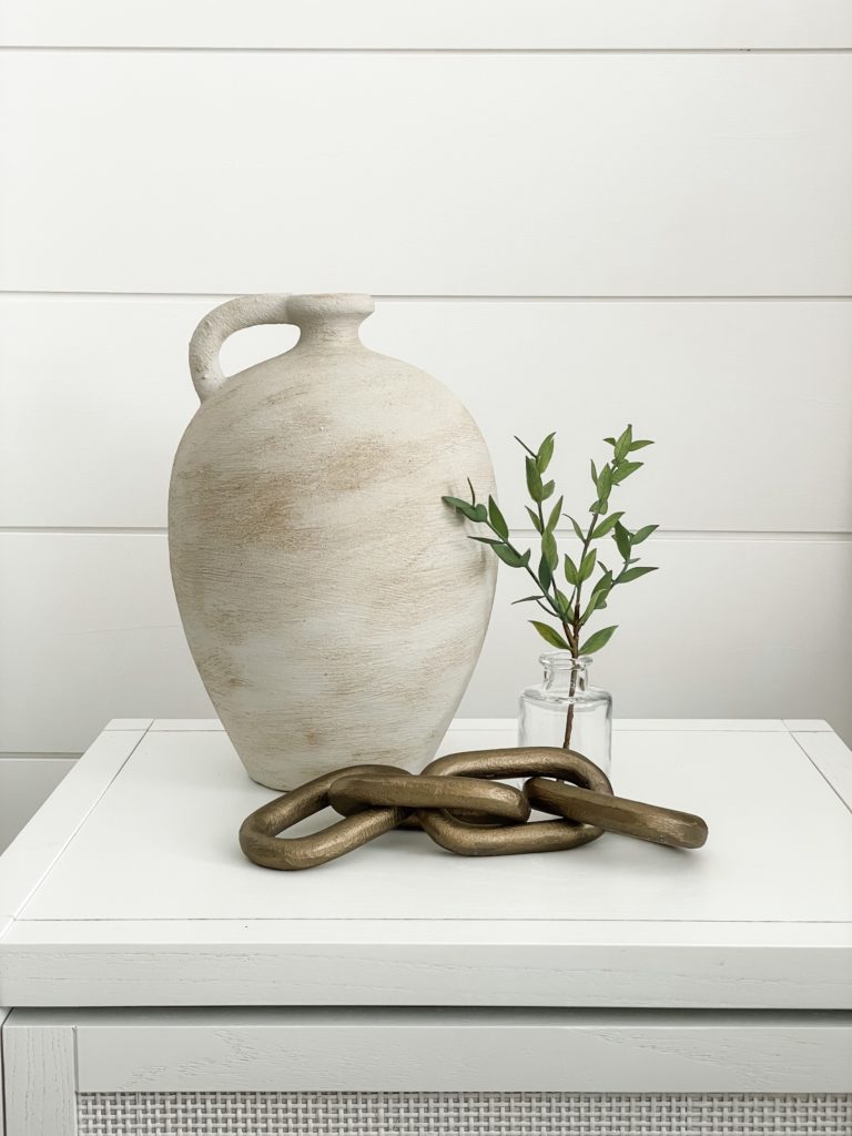 DIY Aged Vase