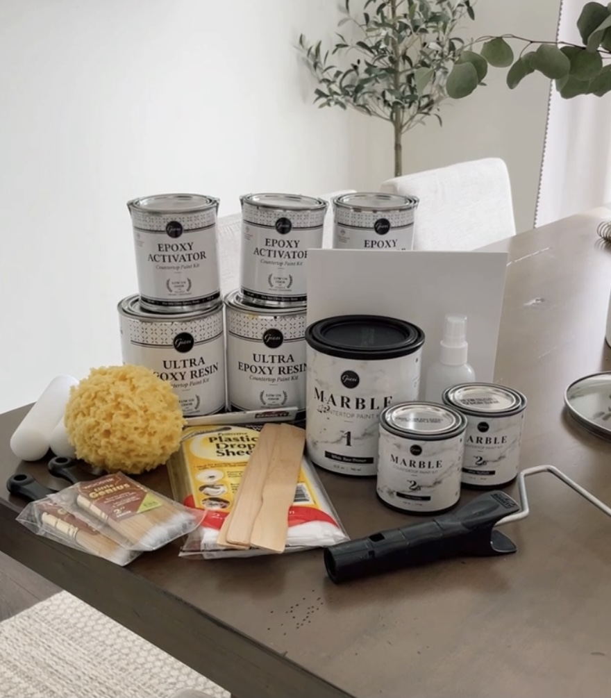 Giani marble countertop paint kit