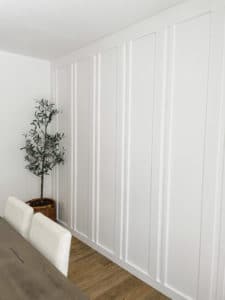 Board and batten accent wall