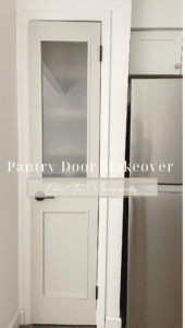 Pantry Door Makeover Cover