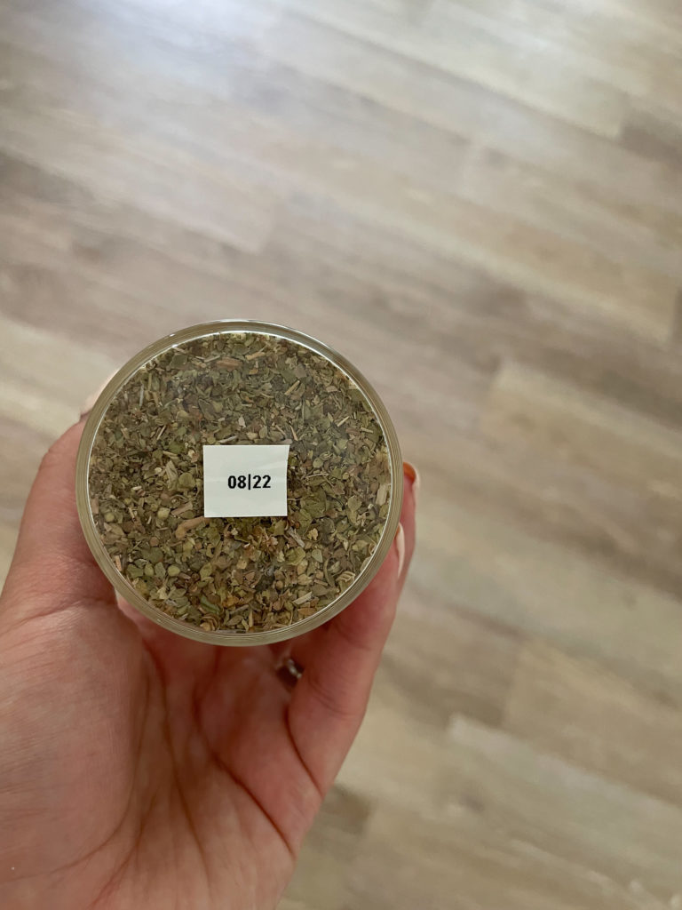 Spice jar expiration