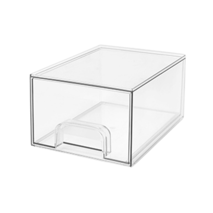 Clear Stackable Storage Drawer