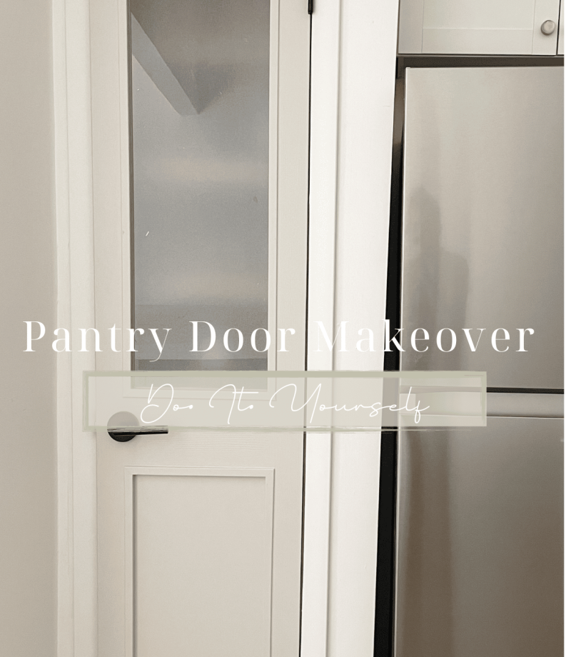 Pantry Door Makeover Cover
